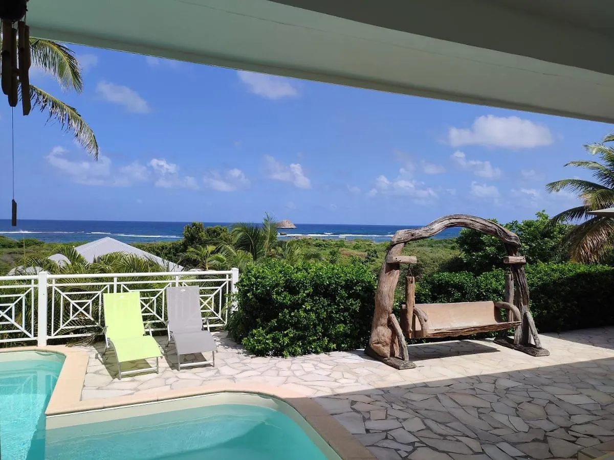 Maison Muscade - Piscine - Vue Mer Et Acces Plage A 100M Villa Saint-Francois  Guadeloupe